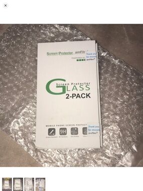 ONE Glass Screen Protector for iPhone 8/7/6/6S open box